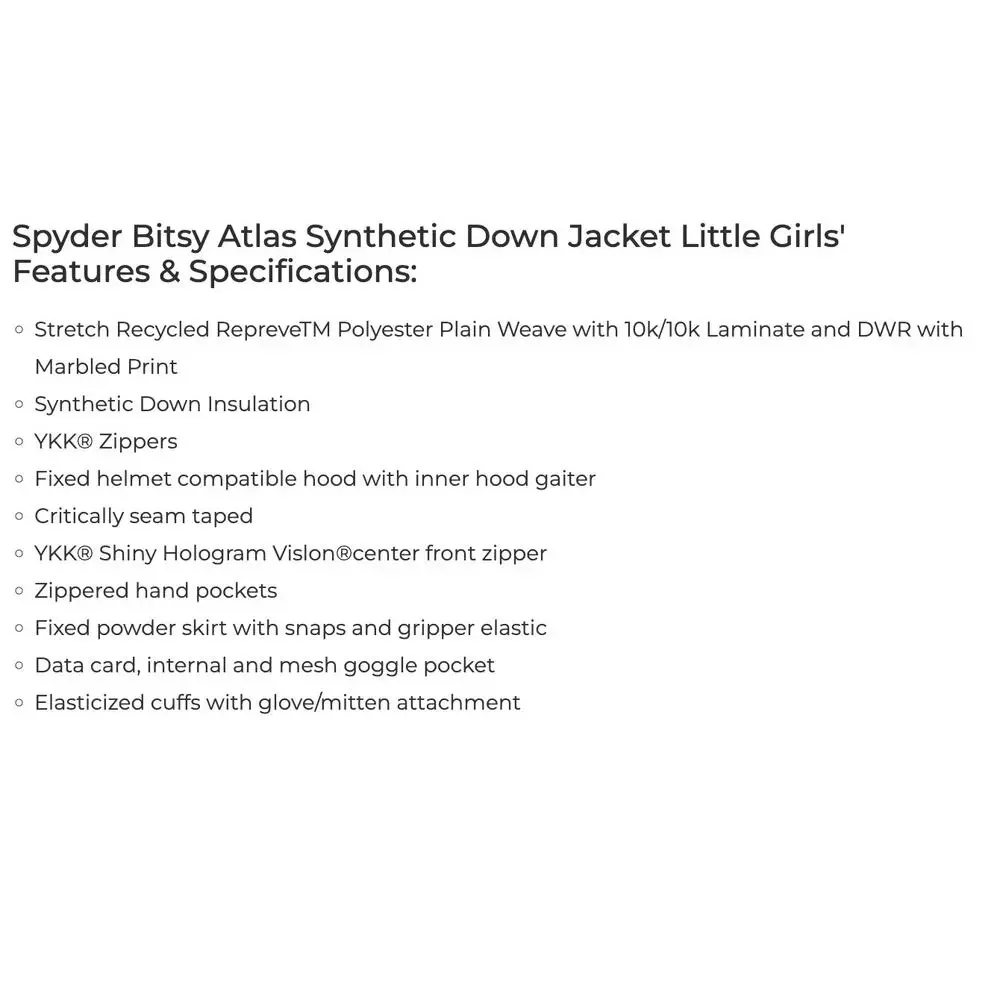 Spyder girls bitsy